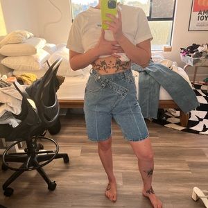 Crossover Bermuda Shorts